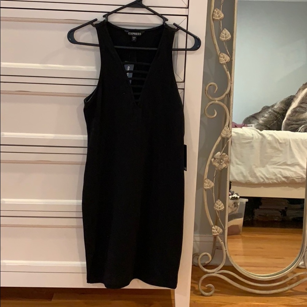 black body con dress